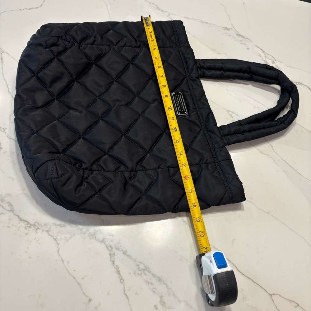 Marc Jacobs Black Quilted Nylon Tote - Picture 14 of 17